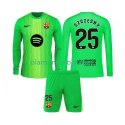 Camisola FC Barcelona Szczesny 25 Guarda-redes Criança Equipamento Primeiro 2025-2026 Manga Comprida